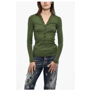 Dsquared² Ribbed V-neck Cardigan