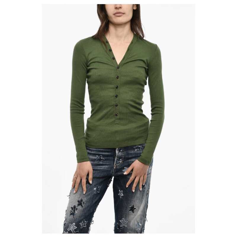 Dsquared² Ribbed V-neck Cardigan, theFeinheit