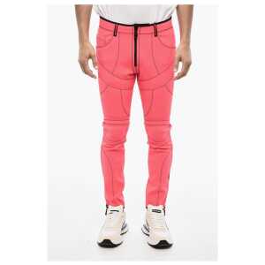 Dsquared² Visible Stitching Slim Fit Nylon Pants