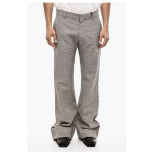 Dsquared² houndstooth Linen And Cotton Casual Pants