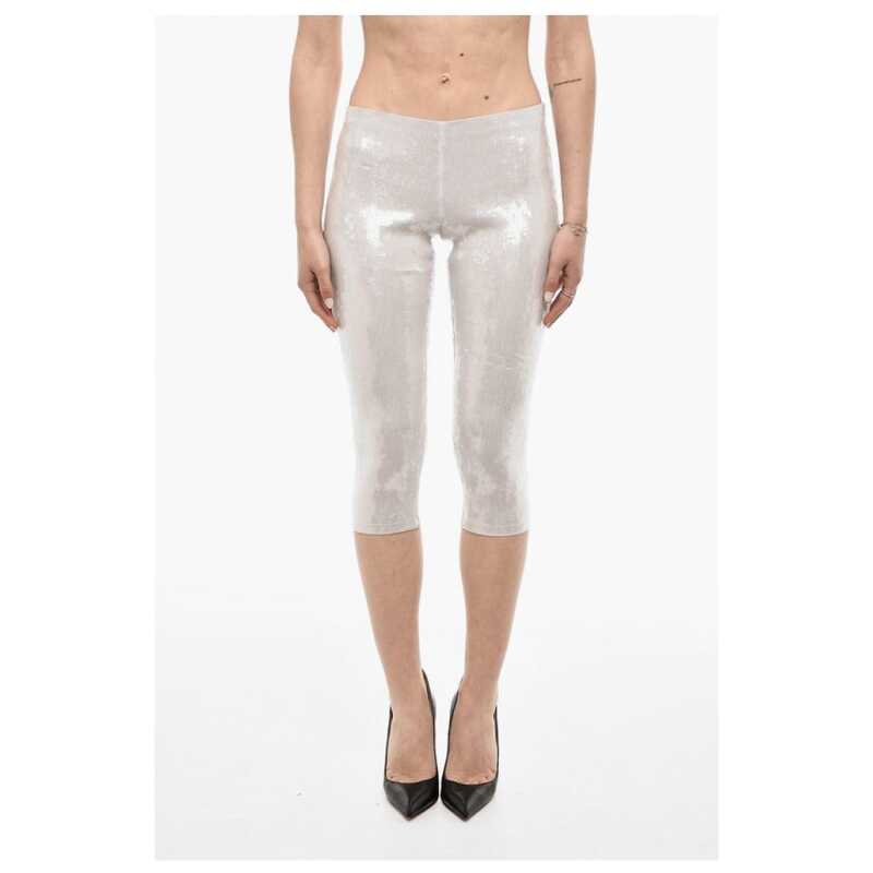 Dsquared² 3/4 Leggings With Allover Sequins, theFeinheit