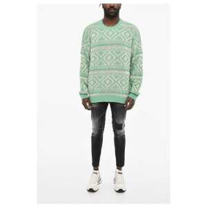 Dsquared² Embroidered Two-Tone Sweater