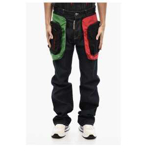 Dsquared² Tricolor Jeans With Maxi Pockets