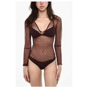 Dsquared² All-Over Monogram Sheer Body