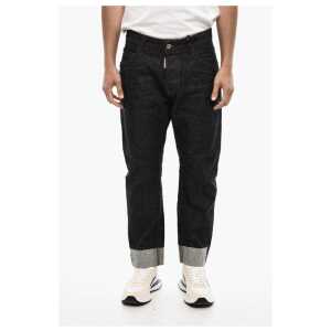 Dsquared² Regular Fit Jeans with Visible Stictiching
