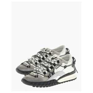 Dsquared² Leather LEGEND Low-Top Sneakers With Mountain Laces