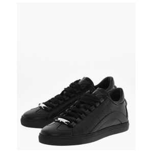 Dsquared² Nabuk Low-Top Lace-Up Sneakers