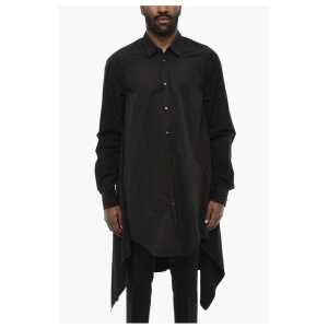 Dsquared² Asymmetrical Cut Shirt with Classic Collar