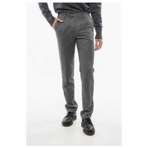 Corneliani Regular Fit LEADER Wool Pants