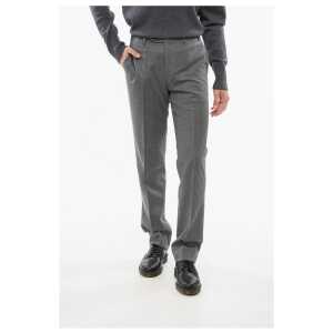 Corneliani Regular Fit LEADER Wool Pants