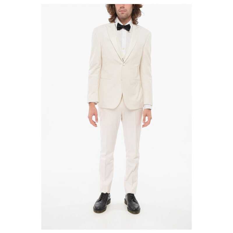 Corneliani CODE Virgin Wool TAILORED 3 Piece Suit With Peak Lapel, theFeinheit