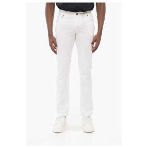 Corneliani ID Light Wash Stretch Denim Jeans 18cm