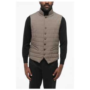 Corneliani Quilted Vest with Buttoned Closure