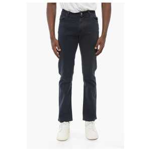 Corneliani ID Ton-sur-ton Embroidered Denims