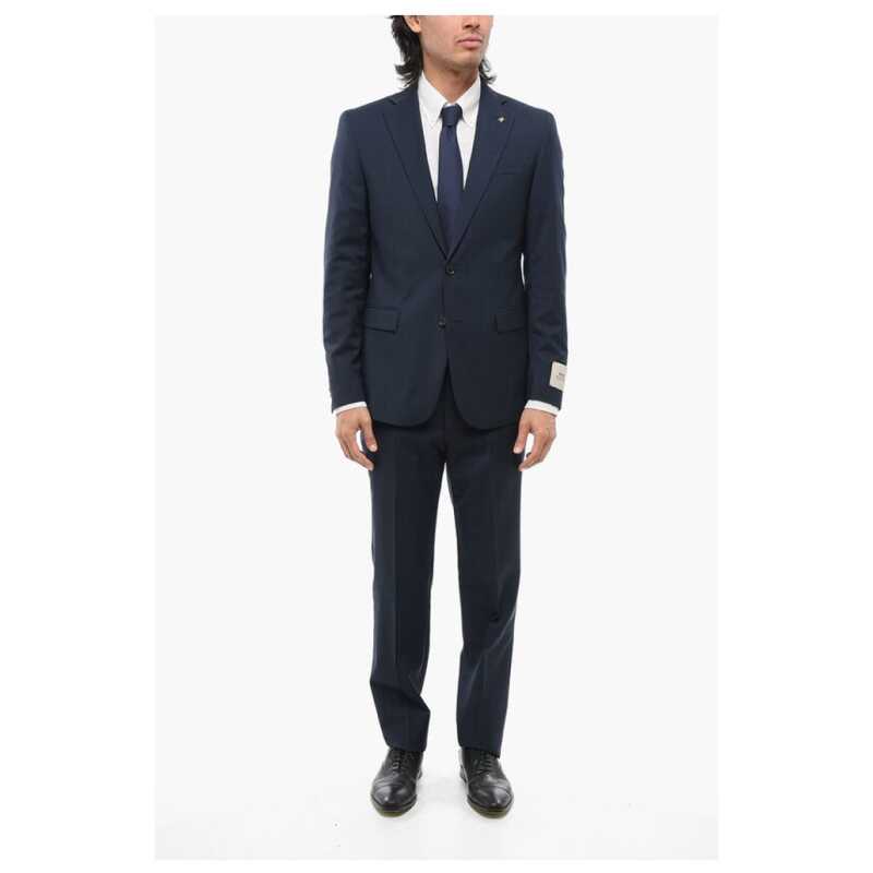 Corneliani CC COLLECTION Virgin Wool REFINED Suit with Micro Houndstoot, theFeinheit