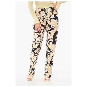 Etro 5-Pocketed Floral Patterned Denim Pants