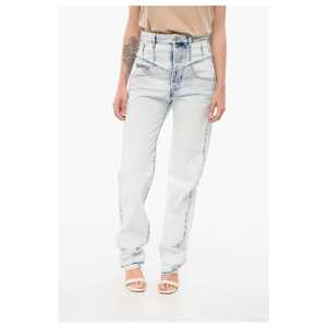 Isabel Marant Slim Fit NOEMIE Denims with Raw-cut Details 23cm