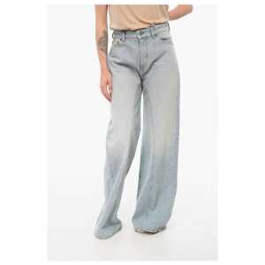 Victoria Beckham Light Washed Wide Leg Denims 33cm