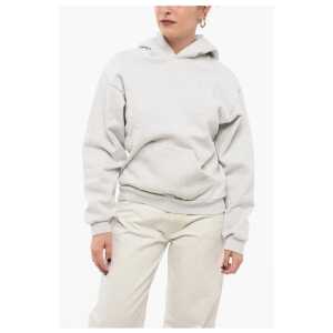 Coperni Fleeced Cotton Hoodie with Cangaroo Pocket