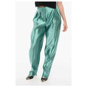 Armani Linen and Silk Blended Pants with Pleats