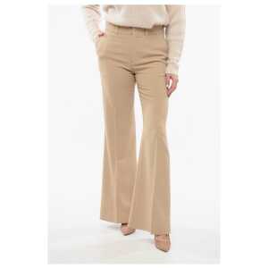 Chloé Twill Wool Flared Fit Pants