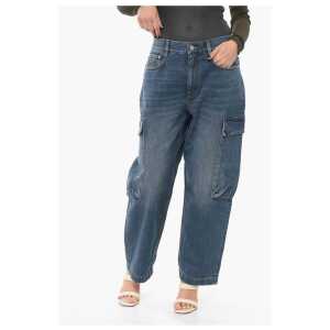 Stella McCartney Dark Washed Cargo Denims 21cm