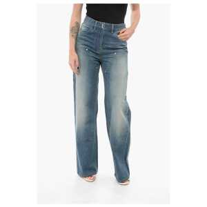 Givenchy Straight Fit Delavè Cargo Denims 25cm