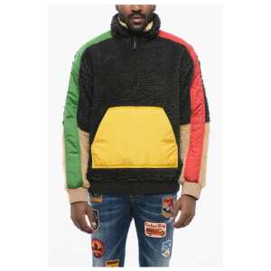 Dsquared² Sherpa RAIN PATCH Anorak with Nylon Details