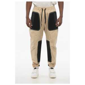 Dsquared² Cotton Blend Pants with Tech Fabric Inserts
