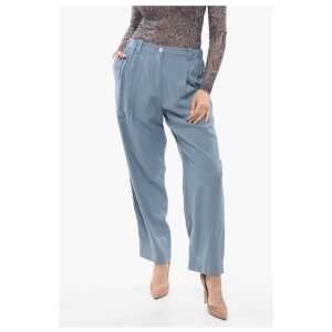 Kenzo High-waisted Pants with Pleated Detailing