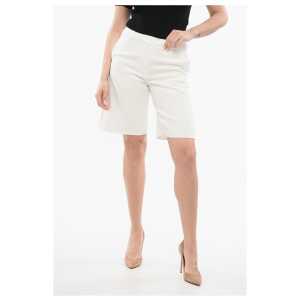 Valentino Cotton Wide-leg Shorts