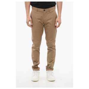 Michael Kors Stretch Cotton Skinny Fit Chinos Pants with Belt Loops