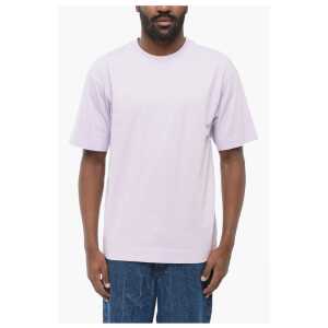 Dries Van Noten Crew Neck Monochrome Cotton T-Shirt