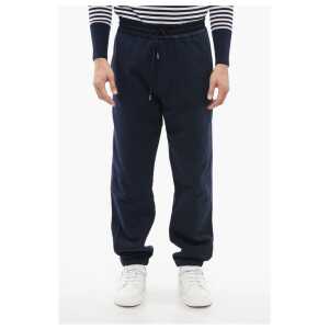 Saint Laurent Cuffed Cotton Sweatpants