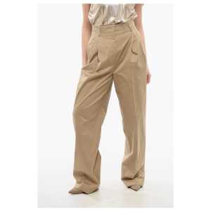 Prada Pleated High-waisted Pants