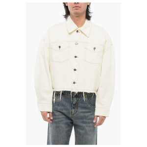 A.P.C. NATACHA RAMSAY-LEVI Denim Jacket with Visible Stitching and