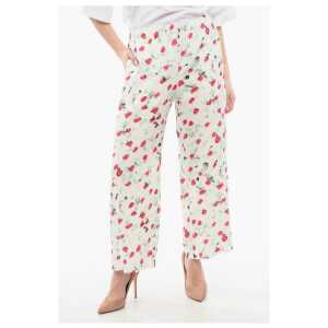 Marni Satin Cropped Pants with Drawstring