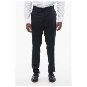 Tagliatore Stretch Cotton Chinos Pants with Belt Loops