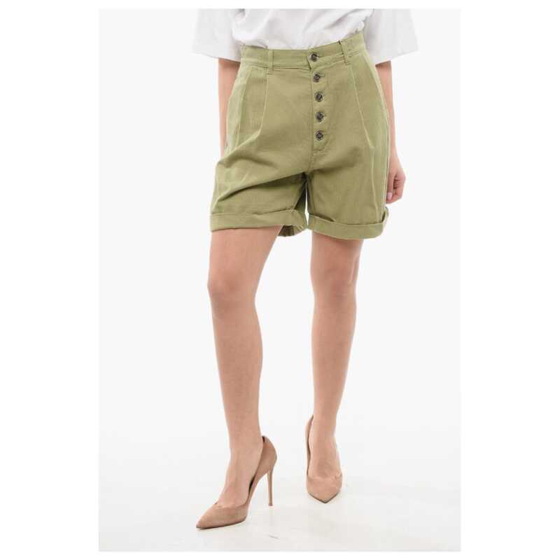 Etro Pleated High-waisted Shorts, theFeinheit