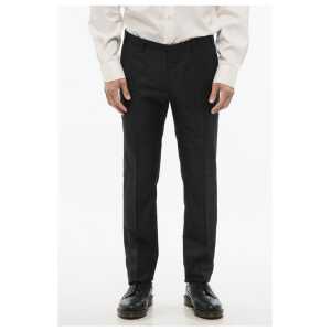 Corneliani CC COLLECTION Rip Stop Checked Wool and Silk CERIM.RESET Pan