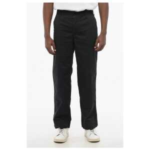 Ten c Cotton Stretch Casual Pants with Belt Loops