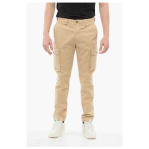 Woolrich Stretch Cotton Cargo Pants with Belt Loops