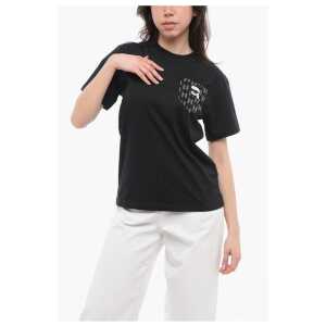 Karl Lagerfeld Oversized Crew-neck T-shirt With Logoed Breast Pocket