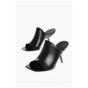 Salvatore Ferragamo Leather ERA Open Toe Mules 8cm