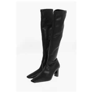 Courrėges Eco-Leather Boots with Inner Zip 8cm