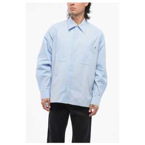 A.P.C. NATACHA RAMSAY-LEVI Poplin Cotton Shirt with Double Breast P