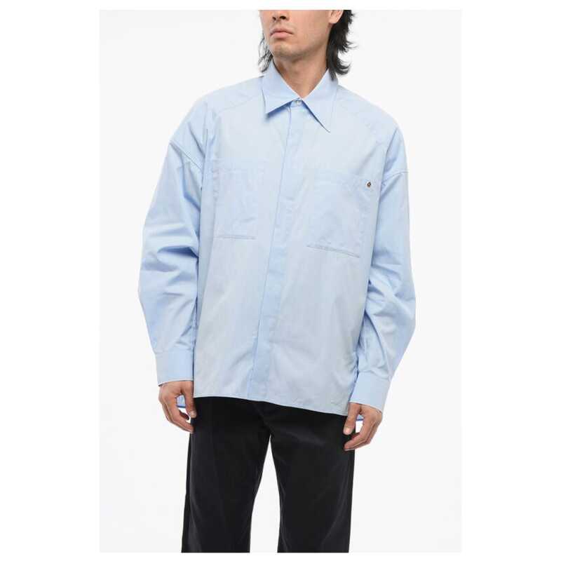 A.P.C. NATACHA RAMSAY-LEVI Poplin Cotton Shirt with Double Breast P, theFeinheit
