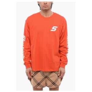 Sky High Farm Long Sleeved Organic Cotton Crewneck T-Shirt