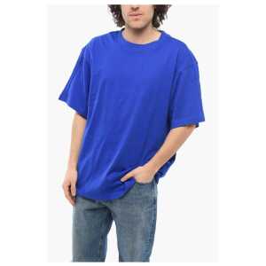 Adidas Cotton Crew-neck T-shirt with Tone On Tone Details