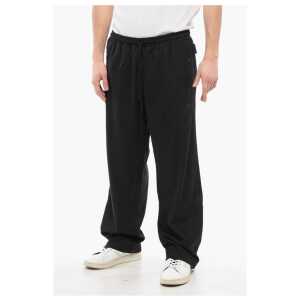 Adidas Wool Blend Joggers with Tone on Tone Details